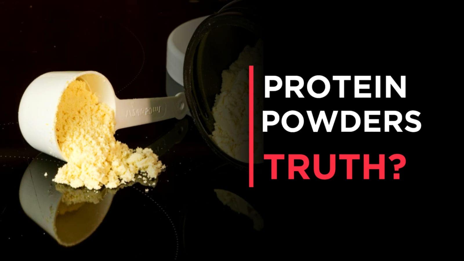 Protein powders and natural foods used for daily protein needs