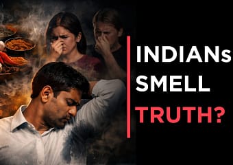 Indians Body Odor: Why “Indians Smell” Is a Controversy Dark conceptual illustration representing Indians Body Odor discussion and online stereotype debate