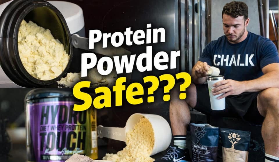 Protein powders and natural foods used for daily protein needs
